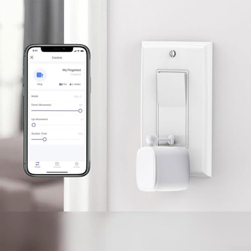 Interruttore Intelligente Toggle, per Tuya Smart App Telecomando Finger Robot con Timer, Attivazione Vocale Attivazione Toggle Pulsante Intelligente Pusher per Domotica, per Alexa per Google Home
