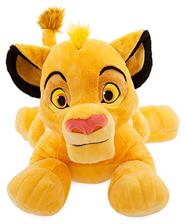 Disney Store Simba Plüschtier, Der König der Löwen, 34 cm, Kuscheltier aus weichem Stoff mit gestickten Details und flauschigem Schwanz, geeignet für alle Altersgruppen