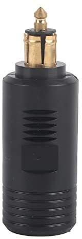 Adaptador de Encendedor de Cigarrillos, Adaptador de Enchufe Europeo de Encendedor de Cigarrillos de Motocicleta de 12 V para Zócalo DIN