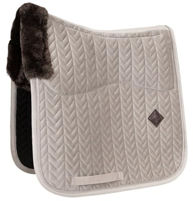 Tapis de selle FULL - Beige - Laine vegan - Dressage