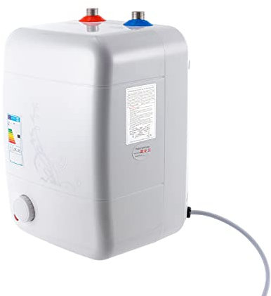 Mermajestic 220V 23x21x36cm Tankless Gasdurchlauferhitzer Wassertemperatur Bereich: 30-75℃ Sofortige Tragbarer Propangasdusche 1500W Reinkupfer-Wärmetauscher für Camping Boot Wohnmobil