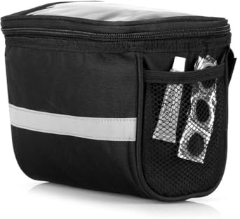 Nicear Sac Isotherme pour Guidon de vélo - Étanche, Bande réfléchissante et Panier de Grande capacité pour VTT