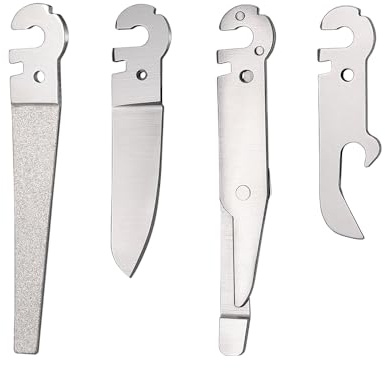 Roxon FT12 Accesorio Multiherramienta Personalizada para Flex (Juego de 4 piezas que incluye lima de diamante corta, hoja corta de pata de cabra, tijeras cortas y abrebotellas y abrelatas)