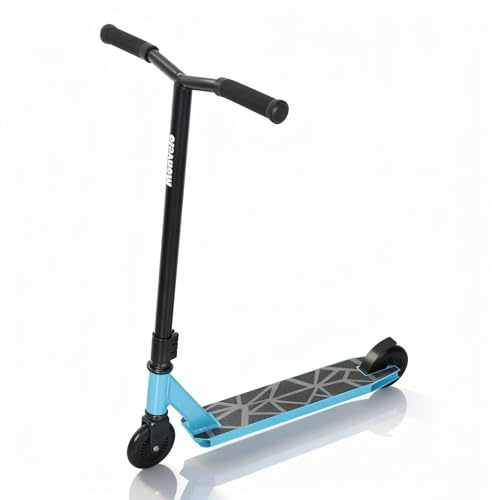 Freestyle Street Pro Stunt-Scooter für Kinder von 8-12 Jahren, 360 Spin Trick Scooter mit ABEC-9 Kugellagern, komplett für Jungen & Mädchen, Schwarz