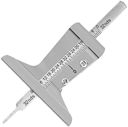 Righello For Misuratore Di Profondità Del Battistrada For Pneumatici For Auto E For Affidabile Facile Da Usare In Acciaio Inossidabile Misurazione Di Precisione