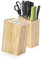 Taylors Eye Witness Empty Solid Wooden Oak Knife Block - Storage and Organiser for Up to 14 Kitchen Knives, Tools Or Utensils.