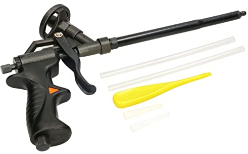 KOTARBAU® Pistolet à mousse en téflon revêtu de PTFE pour mousse de construction, mousse de montage, inoxydable