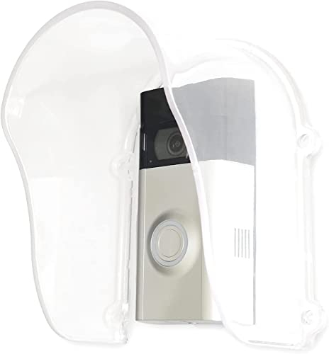 PC Klingelabdeckung geeignet für Funkklingel / Codeschloss Eingangstür/Haustür/Außensteckdose wasserdicht Außensteckdose Regenschutz Kunststoff transparent