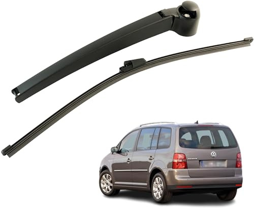 Brazo limpiaparabrisas trasero compatible para Touran (2003-2010) CON ESCOBILLA TRASERA. 1T0955707A