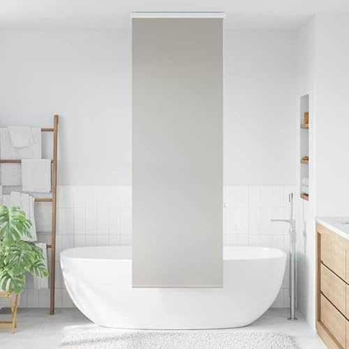 Tenda a rullo per finestra con cassetta, 70 x 240 cm, materiale PEVA, impermeabile e durevole, ideale per bagno e cucina, facile da montare e pulire