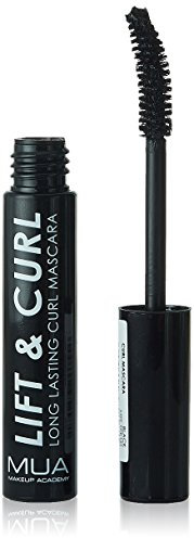 MUA Makeup Academy Long Lasting Curl Mascara, Black, Vegan & Cruelty Free, 6ml