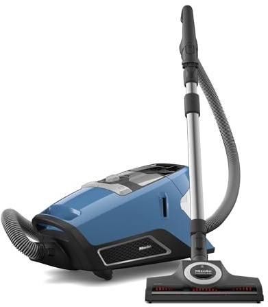 Miele Blizzard CX1 Turbo Team Bagless Canister Vacuum, Tech Blue - Portable, Household