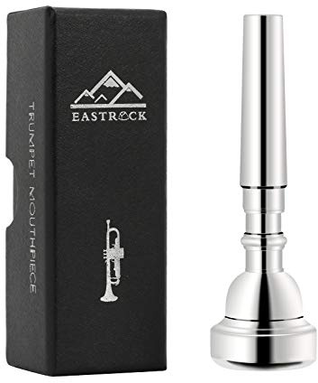 EastRock 5C Trumpet Mouthpiece Silver Plated Bb Trompeta Mouthpiece Trumpet Instrument Accessories Vacuum Packed