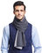Taylormia Schal Herren 100% Merinowolle Premium Warm und Weiche Winterschal (Grau 9276)