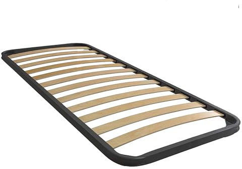 Somnus SANA - Rete Letto Singolo 80x190 a doghe in Legno multistrato Ortopedica - Struttura in Acciaio senza piedi - 100% Made in Italy