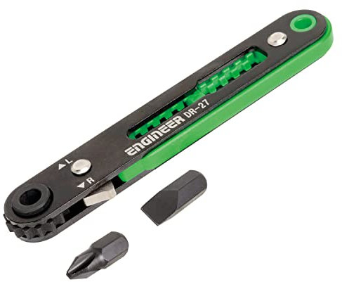 ENGINEER Tournevis à cliquet ultra fin DR-27