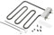 Aupoko 9907120011 Smoker Heating Element, Stainless Steel BBQ Heating Tube Grill Parts Compatible with MB20071117, MB26073519, 20070213, 20072115 (220-230V/800W)