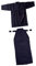 LOVIVER Japanisches Kendo-Uniform-Set, Ninjas-Judo-Bekleidung, Herren und Damen, japanischer Kimono, Hakama, blau und blau, 170CM