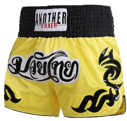 Pantalones cortos de Muay Thai para kickboxing, gimnasio, boxeo, artes marciales mixtas, entrenamiento