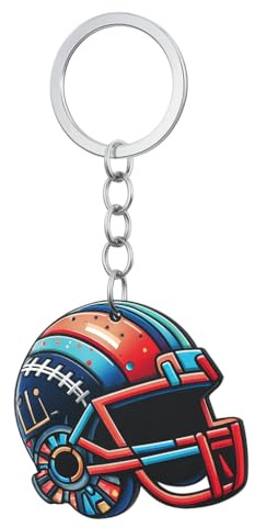 Porte-Clés Football Américain – Porte-Clé Sport Breloque de Sac pour Hommes, Femmes & Fans de Sport, Cadeaux Porte-Cléf Mignons pour Passionnés & Collectionneurs de Football.