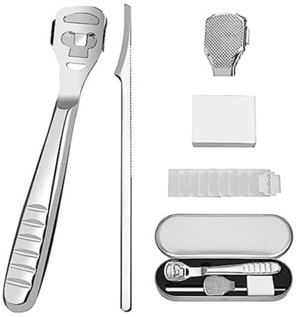 LDBKLGHJ Set di Raschiatori per Piedi - Kit Completo per Cura dei Piedi e Rimozione Calli