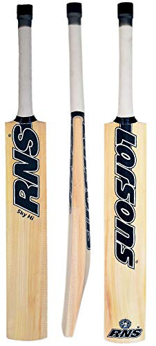 Skyhi Kashmir Willow Leather Ball Cricket Bat, Exclusive Cricket Bat for Adult Full Size with Full Protection Cover (Skyhi Black)