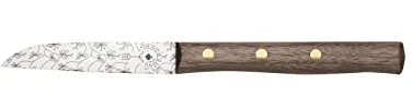 Zöppken Style – premiumkniven från Solingen. Extra vass med fint trähandtag. Universalkniv/grönsaksknivar/skalkniv/kökskniv Tyskland rostfri