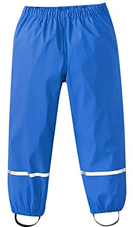 Matschhose Kinder Regenhose Outdoor Wasserdicht HosenträGern Regenbekleidung,Atmungsaktiv Verstellbaren Reflektierende Generic Overall Regenlatzhose,Jungen MäDchen Herbst Winter Regenhose B010