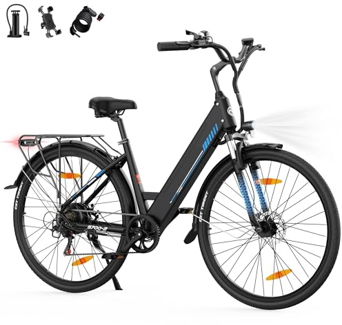 AOIHO Electric Bike, 28 Electric Bikes for Adults 100 km Long Range