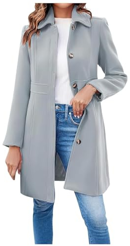 Manteau Caban Femme Hiver Grossesse Trench Grand Froid Parka Longue Long Cachemire Grande Taille Chic Laine Chaud Court Mi Saison Coat Coupe Trapeze Et Elegant Trapèze Winter Coats for Women Bouillie
