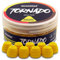 Haldorado Tornado Rauchender Oder Blutender Pellet-Boilie-Köder, Wafters zum Karpfenangeln, Spezielle Form, 100 % Biologisch Abbaubar, 12 mm Breit und 11 mm Lang, N-Butyric+Ananas, Gelb