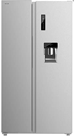 Cecotec Réfrigérateur Américain Bolero CoolMarket SBS 559 Inox E, 559 L, 177 cm x 90 cm, Classe E, Système Multi Air Flow, Total No Frost, Moteur Inverter Plus, Fast Cooling, Mode Eco, Alarme de Porte