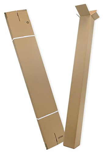 15x itenga Versandhülse 700x105x105mm quadratisch Faltkarton Verpackung Tube60 neu