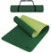 ALPIDEX Yogamatte rutschfest 190 x 61 x 0.6 cm | 190 x 90 x 0.6 cm E-Book Phthalatfreie Fitness TPE Matte Gymnastik Turnen Pilates Sport Yoga Trainingsmatte, Dark Green/Lime, 190 x 61 x 0.6 cm