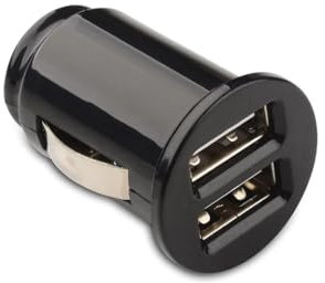 USB Car Adaptor, 2 Port USB 3.0 Car Cigarette Lighter Phone Charger 40W 5A Fast Charging Compatible with Android Smartphone, Mobile, Cellphone (1 pcs)