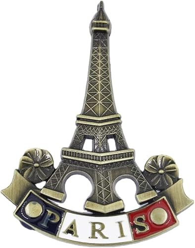 Calamita da frigorifero in metallo 3D Torre Eiffel Parigi Francia souvenir regalo decorazione magneti frigorifero, magneti per frigorifero, accessori da cucina