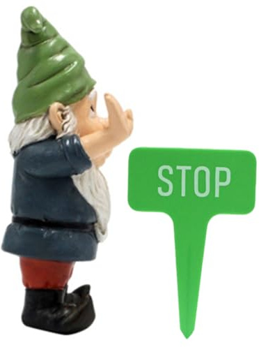 Milisten Estatua Miniatura de Duende de Adorno para Decoración de Exterior Diseño Único y Detalles Exquisitos para y