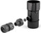 BRYZA® Dachrinne Ablauf für Regenwassertank DN Ø 90mm schwarz | Regenwassertank Speedy Regenwassersammler für Fallrohr Gartenschlauch Anschluss Schnellkupplung