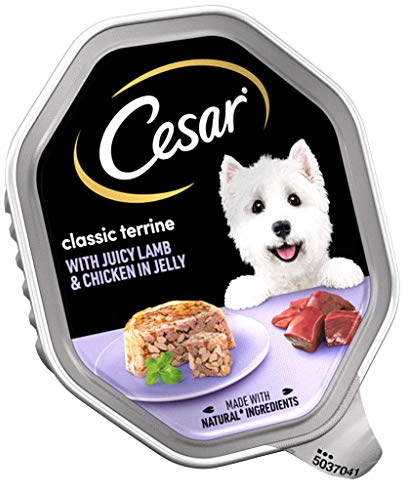 Cesar Classics Dog Tray Wet Dog Food with Lamb and Chicken in Jelly 150g