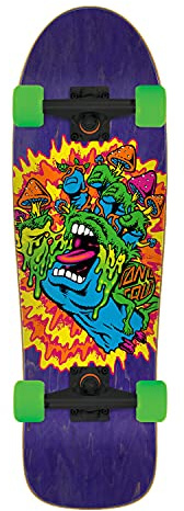 Santa Cruz Cruzer Toxic Hand Skateboard Komplett Lila 80,5 cm SCR-COM-2017
