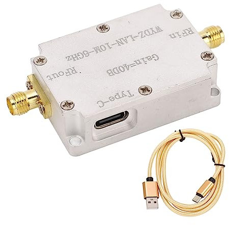 RF Amplifier Low Noise Amplifier 40DB Gain 10M To 6GHz Precise Transmission LNA RF Power Preamplifier for FM Radio