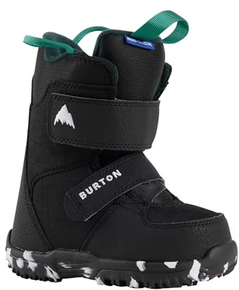 Burton Kids' Mini Grom Snowboard Boots, Size 11C, Black