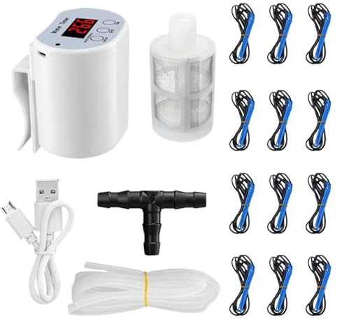 Dtaigou Arrosage Automatique Pour D'Intérieur - Système d'Arrosage Autonome pour en Pot,Solution pour d'Intérieur Balcon Serre Jardin d'Intérieur