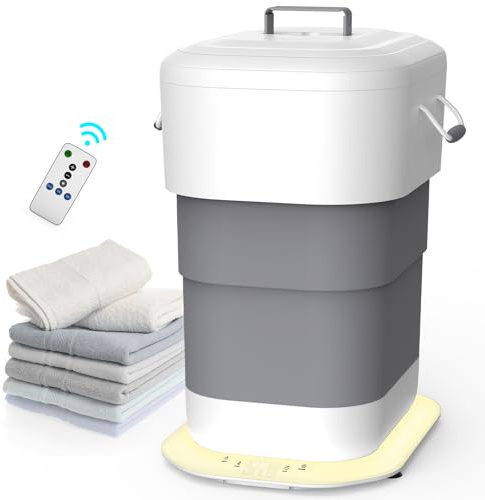 Astarama Calentador de Toallas, 27L Towel Warmer con Manija,Pantalla LED, Ajuste de Hora, Control Remoto, Apagado Automático, Iluminación Ambiental para Pijamas, Manta, Bata de baño