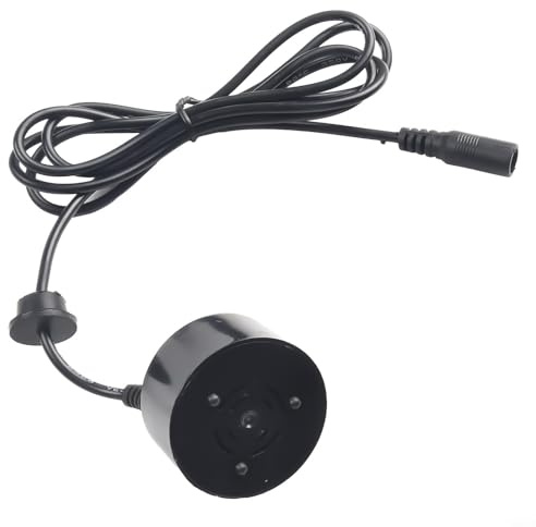 Brumisateur avec 12 lumières LED, feuille d'atomisation à tête unique de 20 mm, sortie 350 ml/h, arrêt automatique, humidificateur d'air à brouillard froid pour bassin, fontaine,