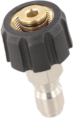 For högtryckstvättar M22 14mm/15mm hona till hane snabbkopplingsadapter(3/8 QD male to M22 15mm female)