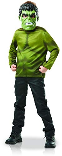 rubiesCostumeco.inc Rubie's - officiell topp- och maskdräkt - Hulk, barn, I-300112, standardstorlek