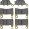 6 pièces plaquettes de frein à disque de moto avant arrière adaptées pour CBR 600 F4 / F4I sport 1999-2004 CBR 929 RR-FIREBLADE 2000-2001 CBR 900rrr 1998-2003 VTR 1000 SP-1