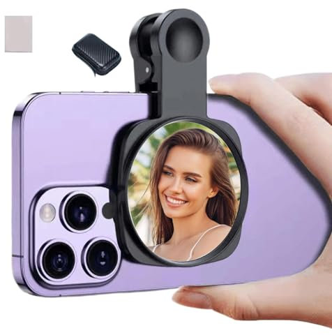 Phone Monitor Screen, Phone Mounted Rear Camera Clip Monitor, Phone High Definition Selfie Screen, Smartphone Vlog Accessories for Back Camera