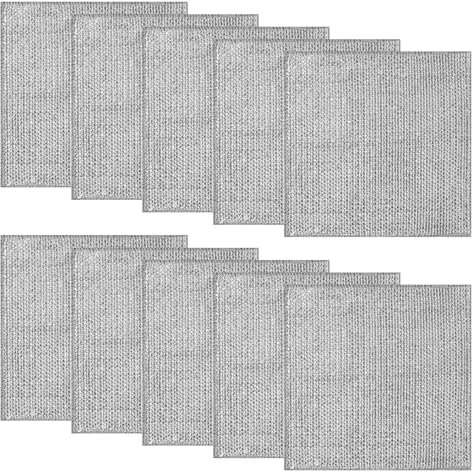 JOYIAL 10 strofinacci in filo di acciaio, antigraffio, in filo di acciaio, per la pulizia della cucina, potenti per pentole, lavabo, stoviglie, piano cottura